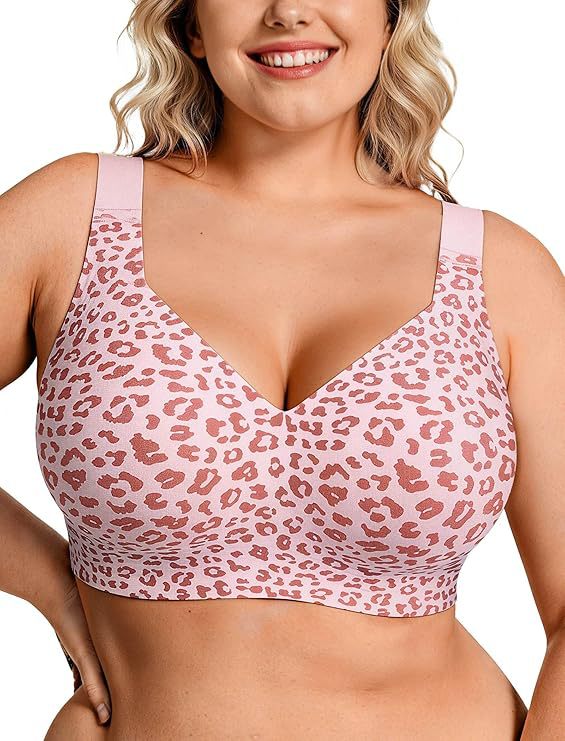 Push Up Bra Padded - Plus Size Wireless Jelly Bra Women