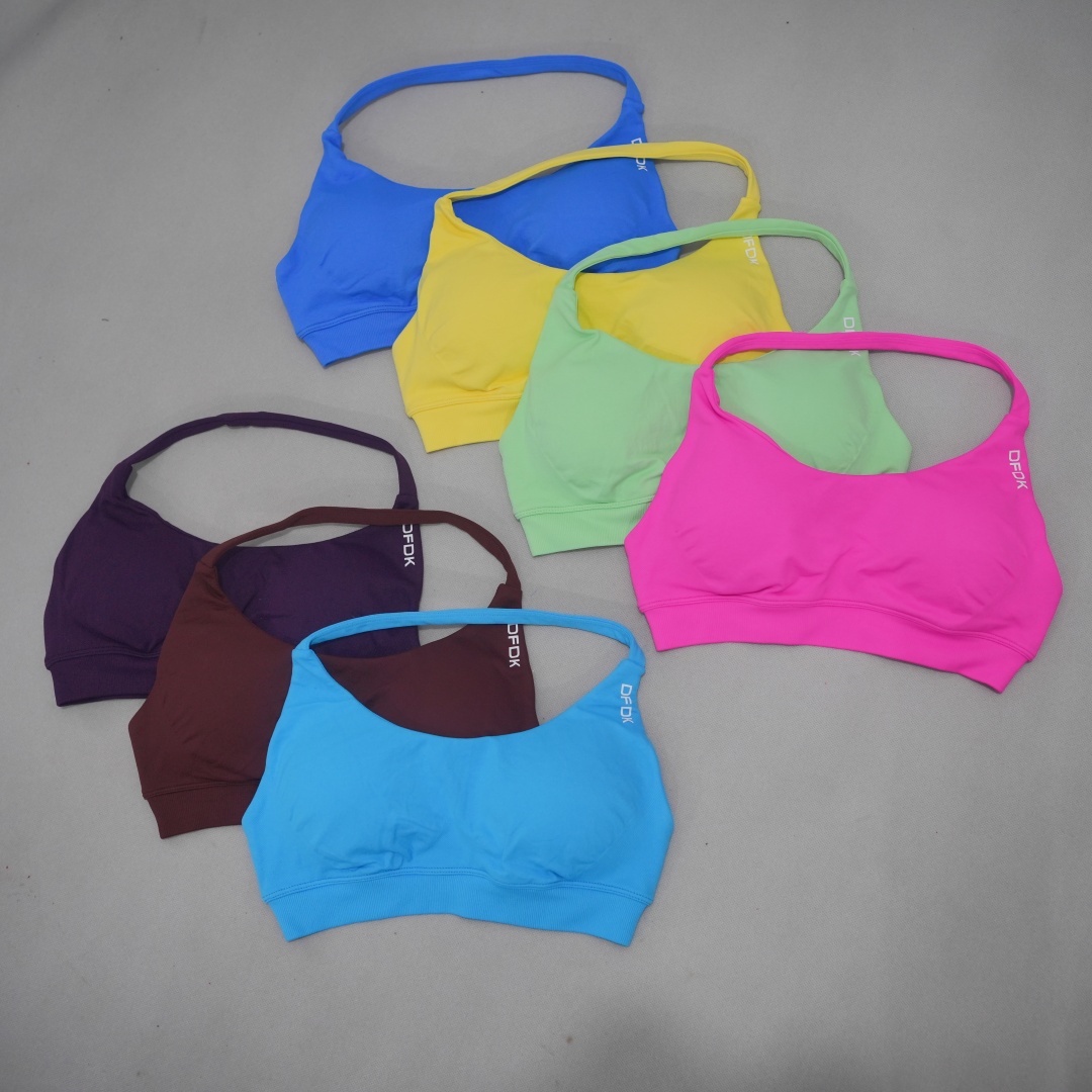 Push Up Bra Padded - DFDK Women Seamless Sports Bra High