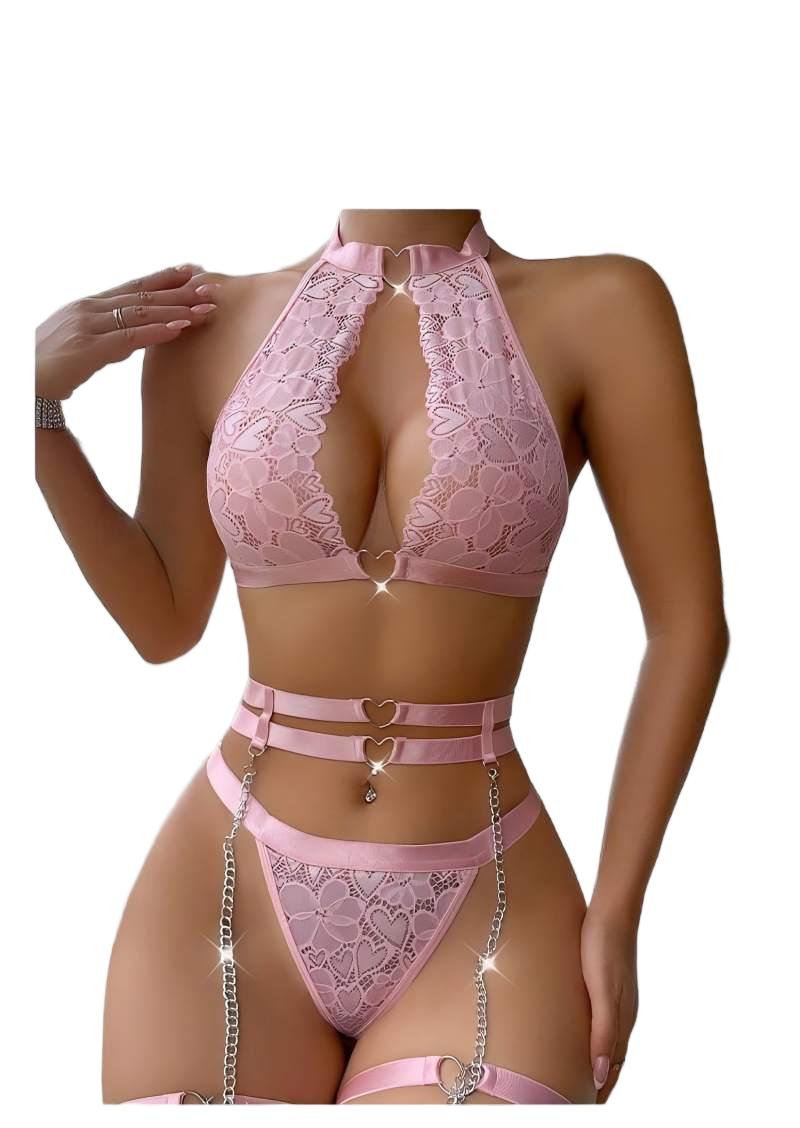Sexy Lingerie Set Push Up Lace - огляд і ціна Push Up Bra Padded