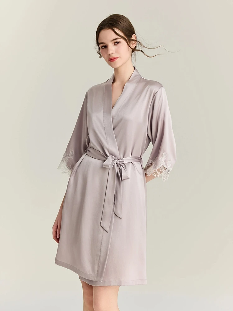 22MM 100% Mulberry Silk Robe G - огляд і ціна Robe Silk Women