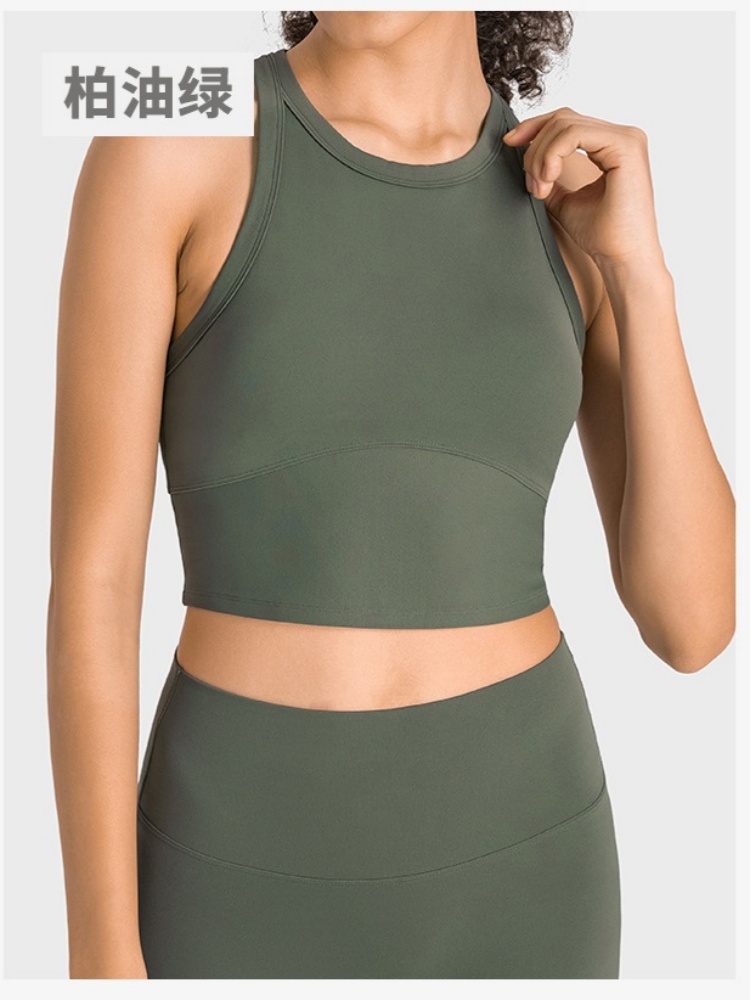 Women Yoga Solid Color Nude Fe - огляд і ціна Push Up Bra Padded
