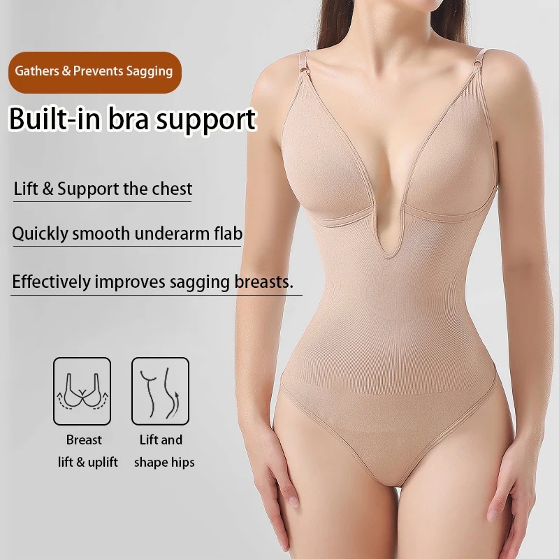 Women's Backless Bodysuit Shap - огляд і ціна Seamless Underwear Women